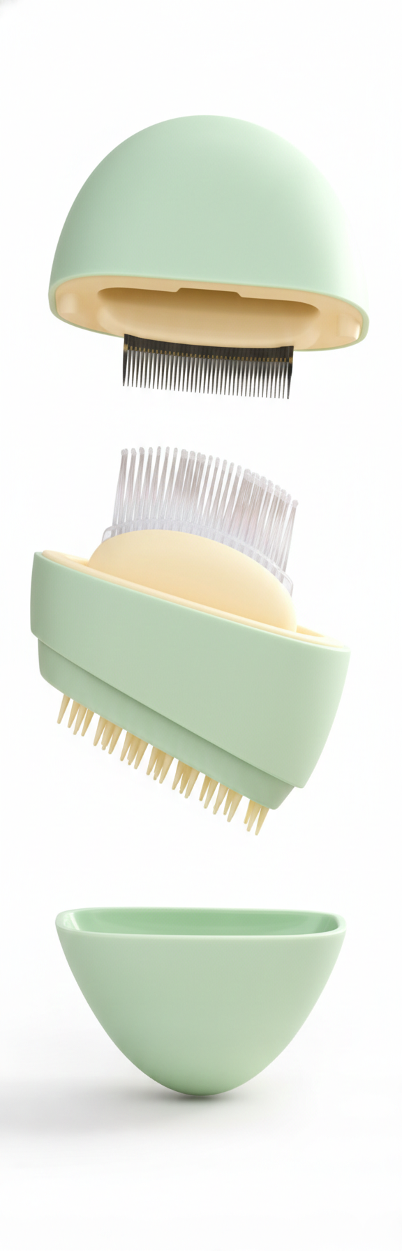 Pet Pebble Shell Comb